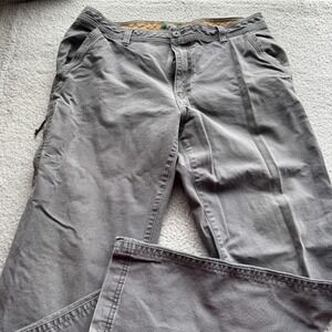G.H. BASS & CO.‎ Pants Gray Men's Size 36 x 32 Chino Straight Leg Pocket Zipper
